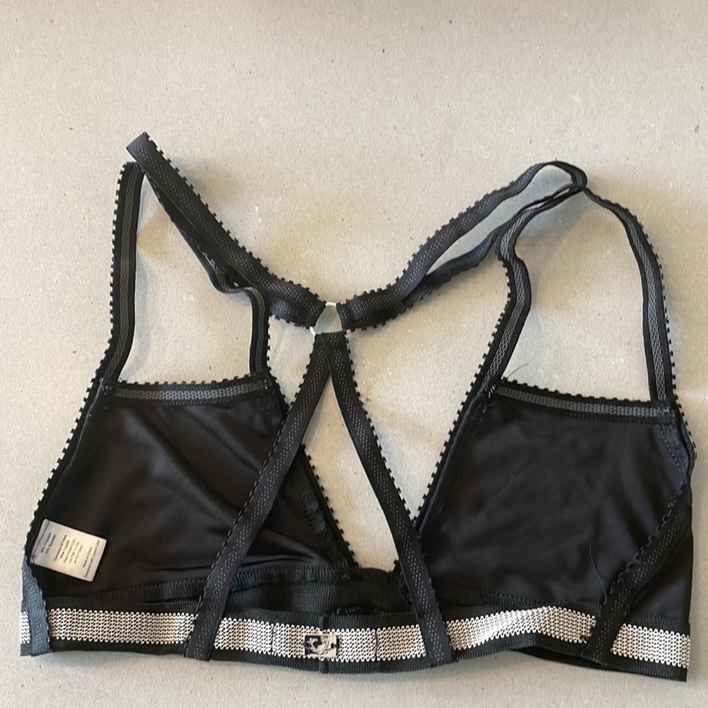 Black Bralette with Strappy Back - Picture 2 of 2